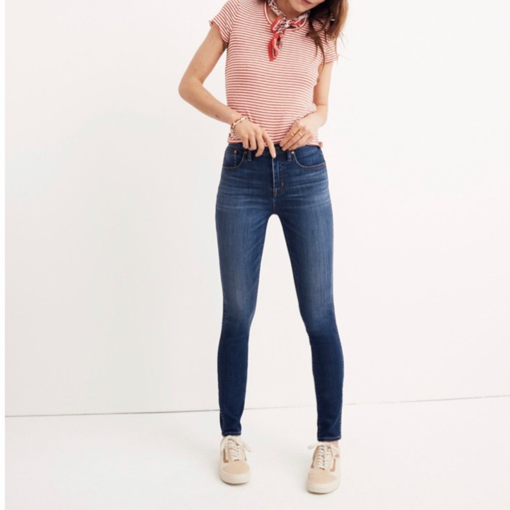 Madewell Tencel Skinny Jeans (28 Tall)